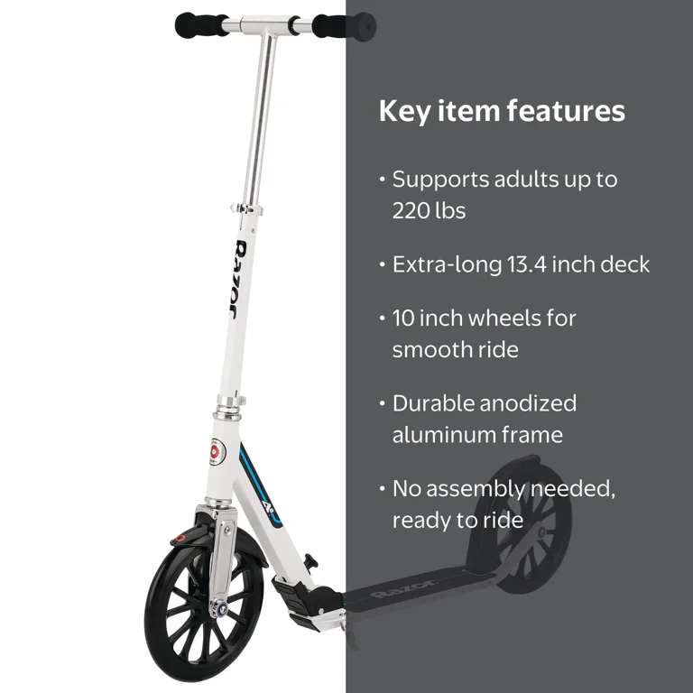 Razor A6 Foldable Kick Scooter, 10