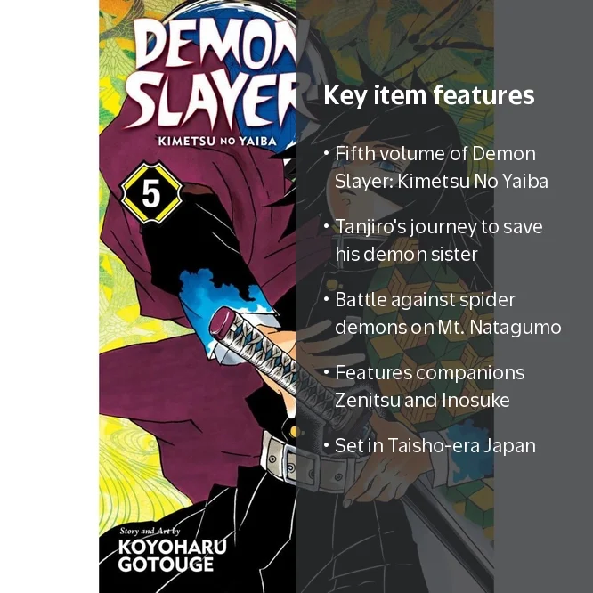 Demon Slayer: Kimetsu No Yaiba, Vol. 5 (Paperback) - Walmart.com