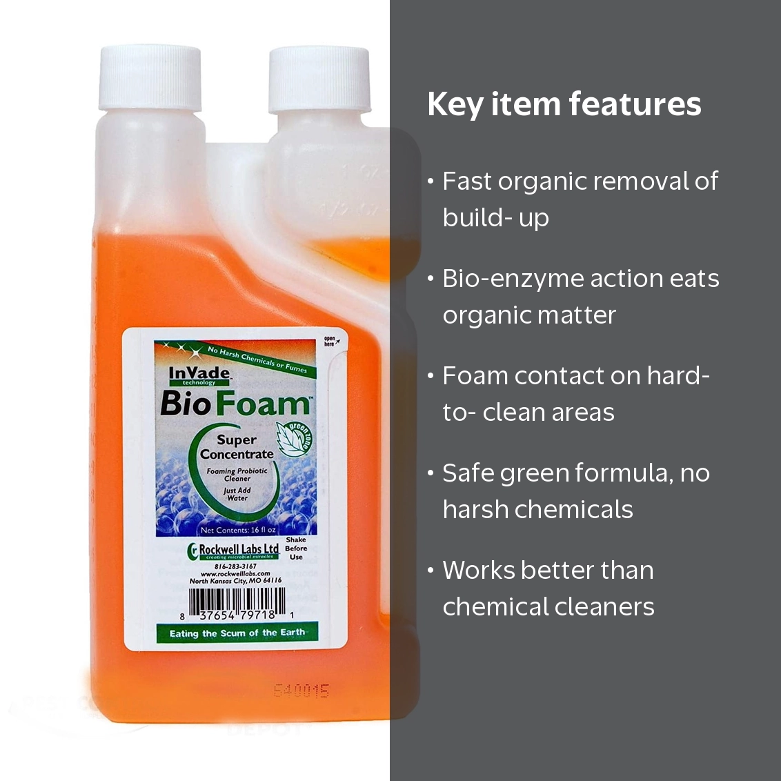 Invade Bio Foam - Green Cleaner of Organic Matter - 16 fl oz