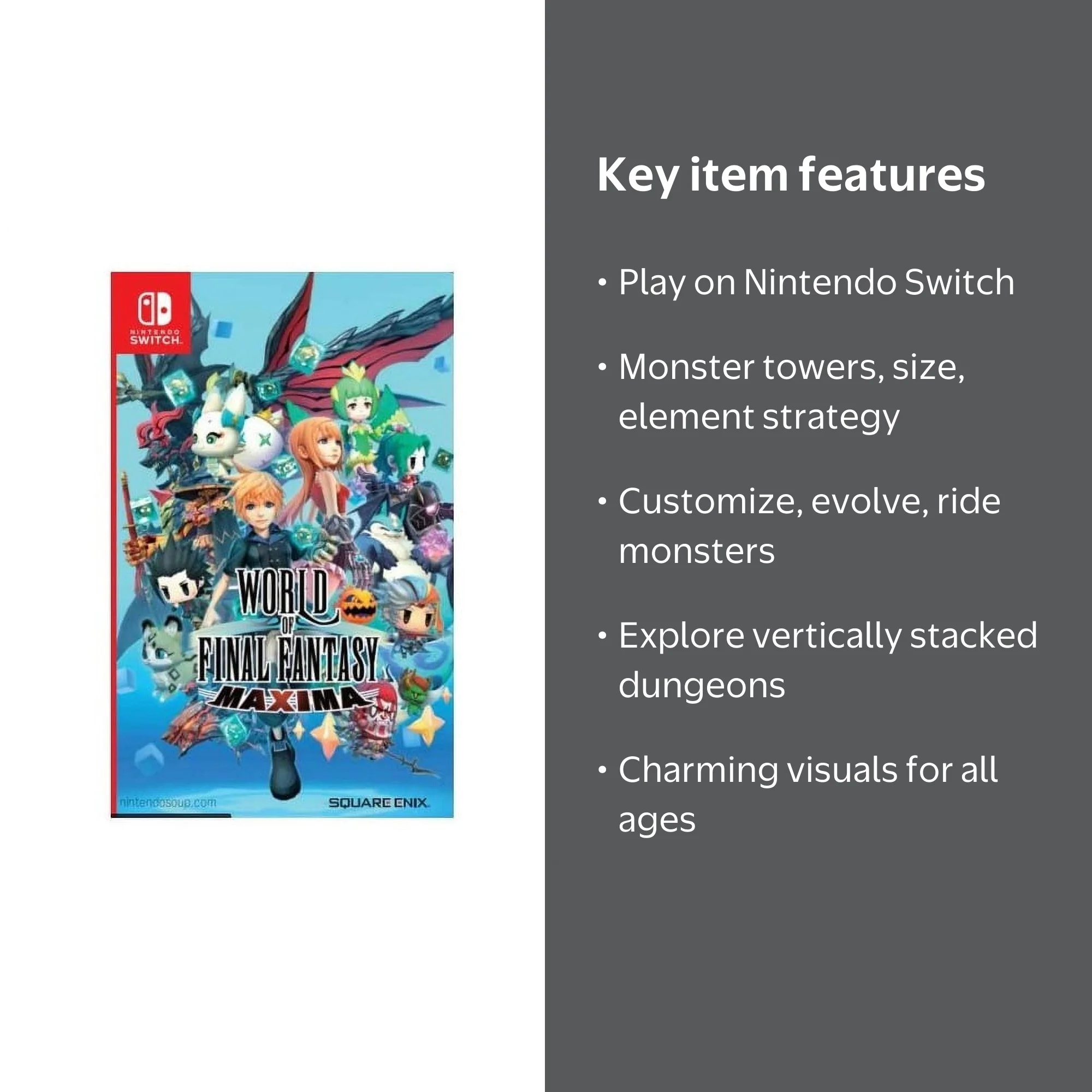 World of Final Fantasy Maxima - Turn-Based RPG Games for Nintendo