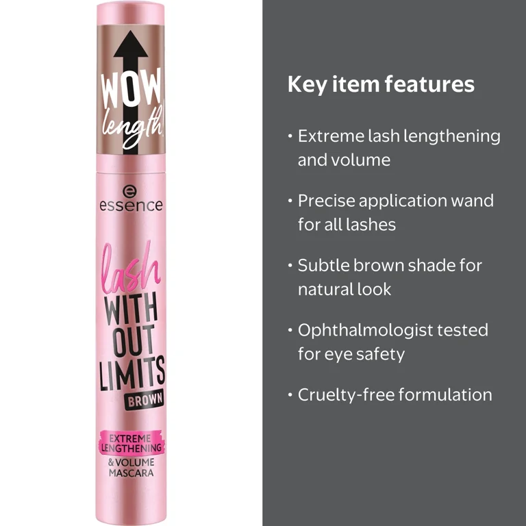 essence Lash Without Limits Brown Extreme Lengthening & Volume
