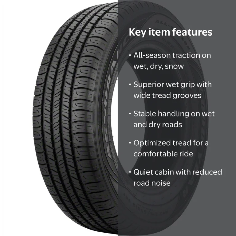 Goodyear Assurance All-Season 245/45R18 96V Passenger Tire Goodyear Assurance All-Season 245/45R18 96V Passenger Tire