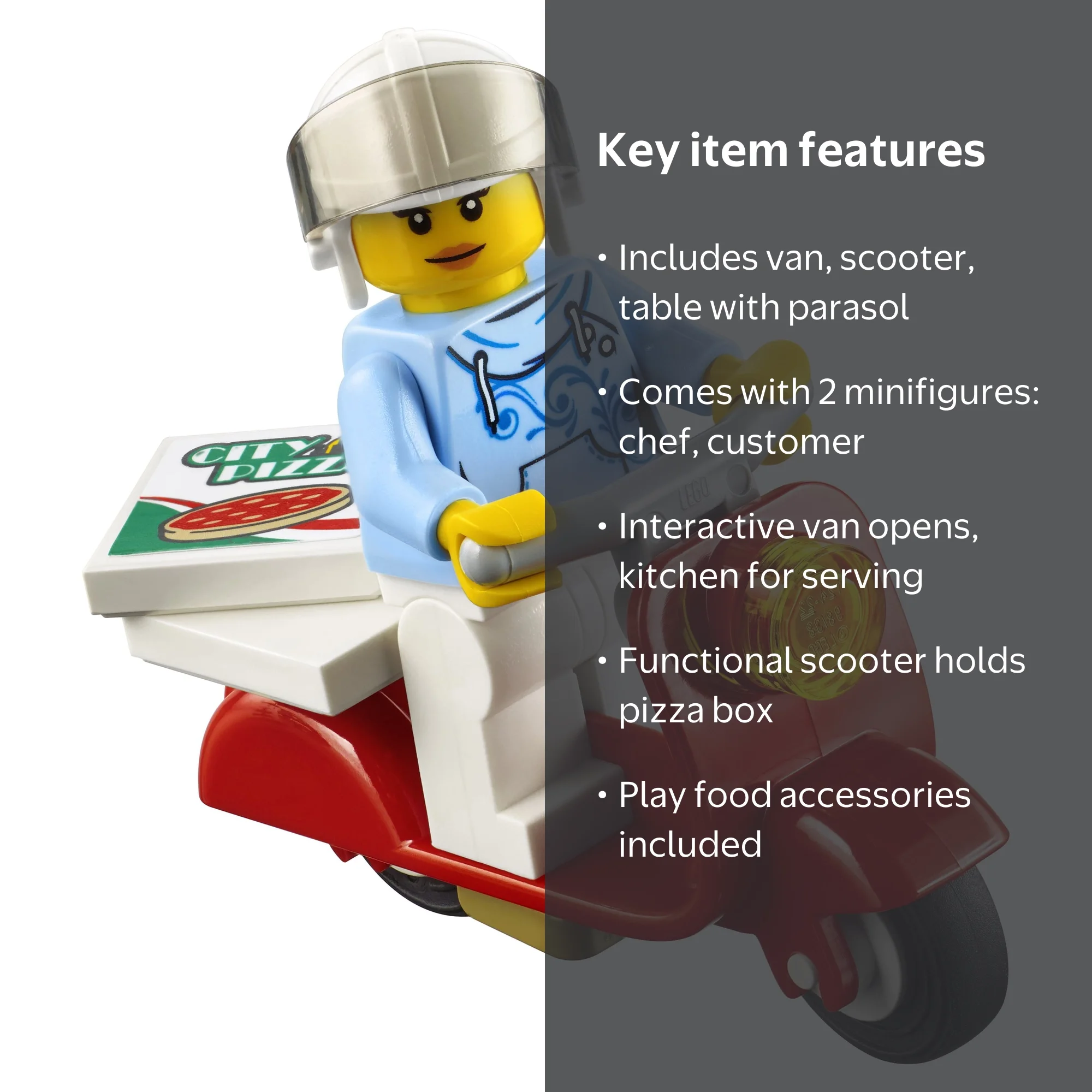 Free Shipping! LEGO City Great Vehicles Pizza Van 60150 - Walmart