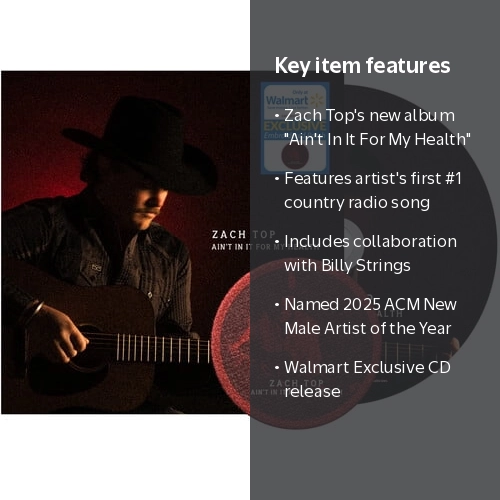 Zach Top - Ain't In It For My Health (Walmart Exclusive) - Music