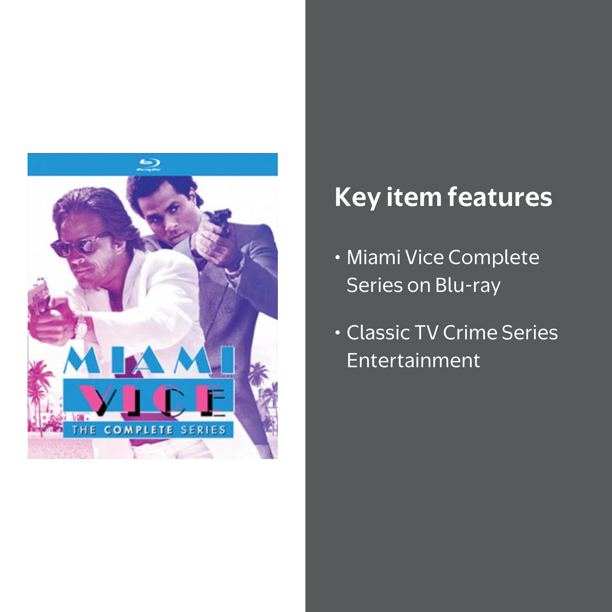 Mill Creek's Miami Vice: Complete Series on Blu-ray - Action Drama