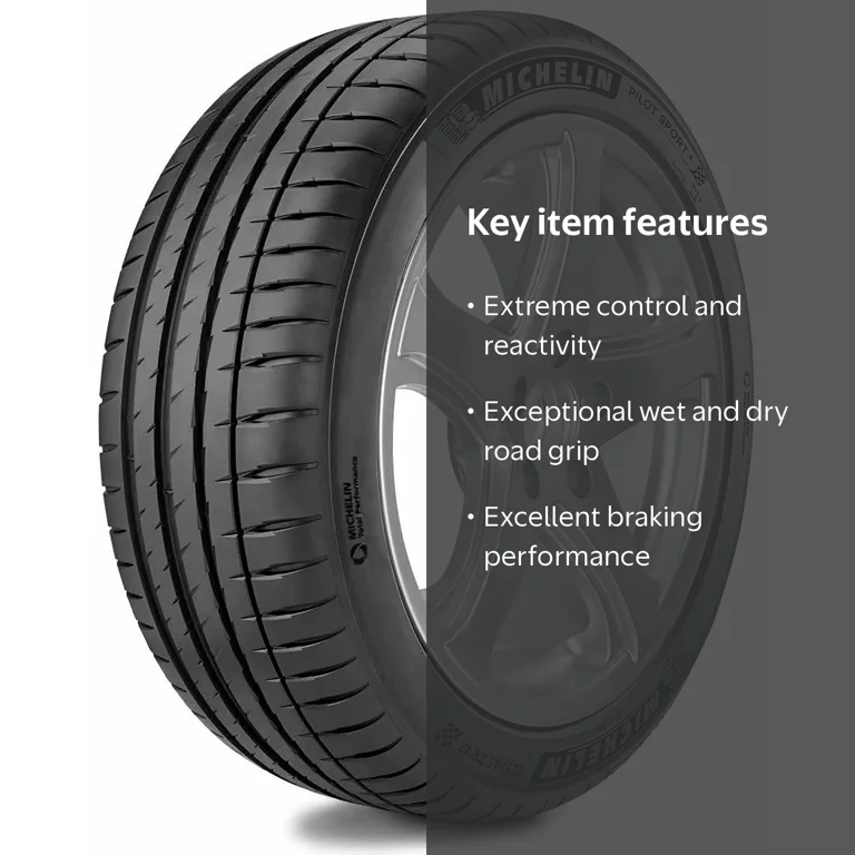 Michelin Pilot Sport 4 Summer Tire, 215/40R18, 85Y - Walmart.com