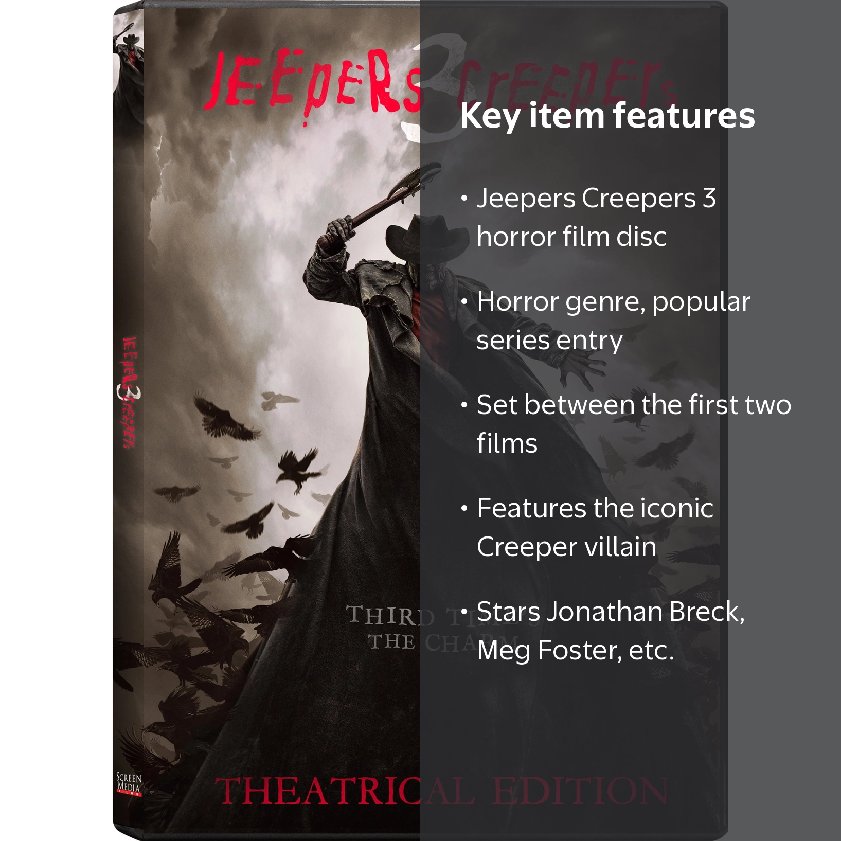 Screen Media - Jeepers Creepers 3 [DIGITAL VIDEO DISC] - Walmart.com