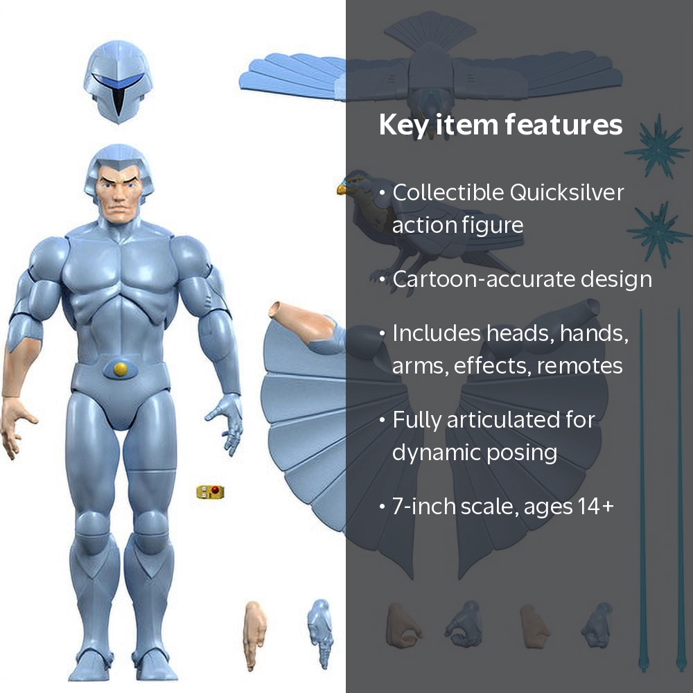 Super7, SilverHawks ULTIMATES! Wave 1, Quicksilver, Action Figures