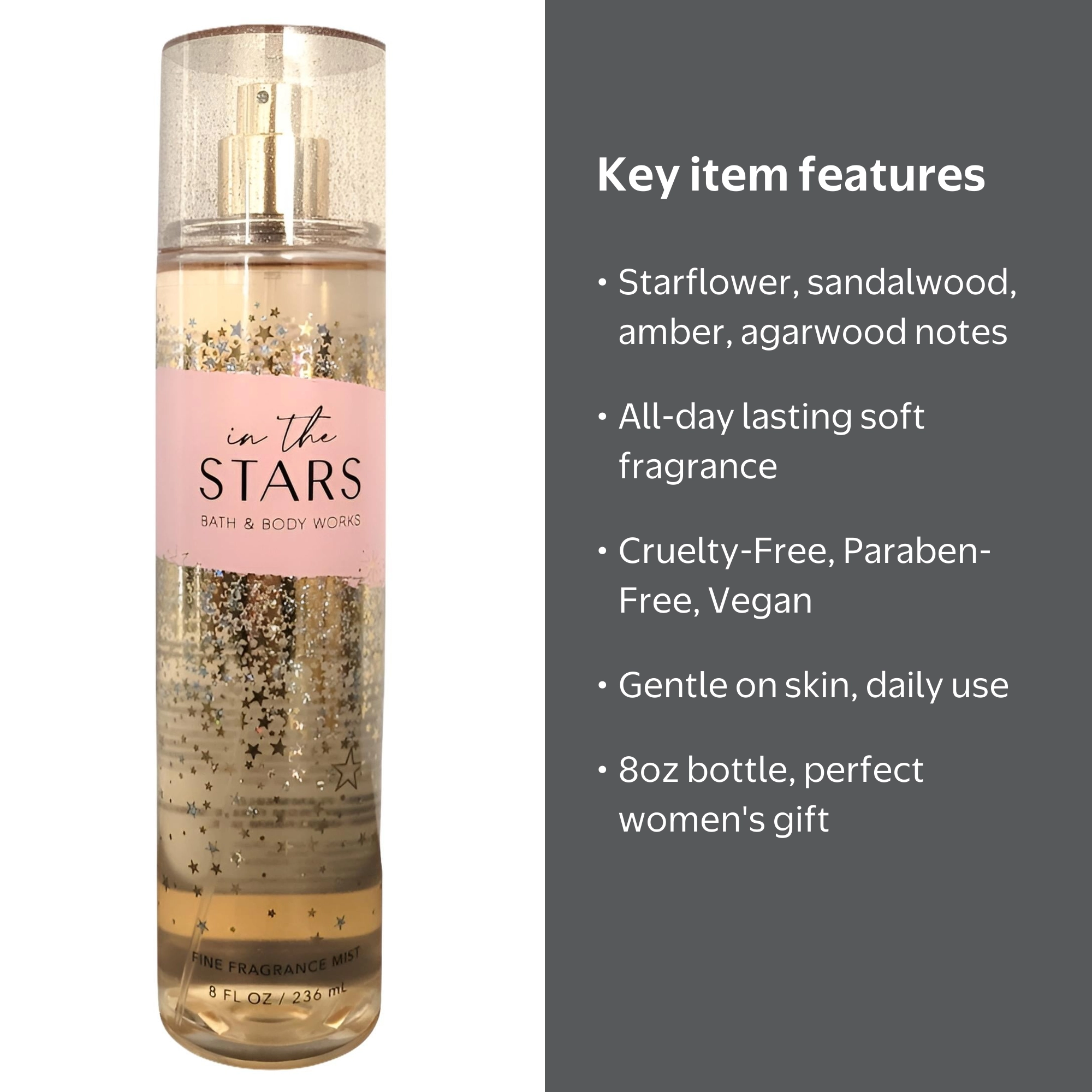 Bath & Body Works In the Stars Fine Fragrance Body Mist, Vegan