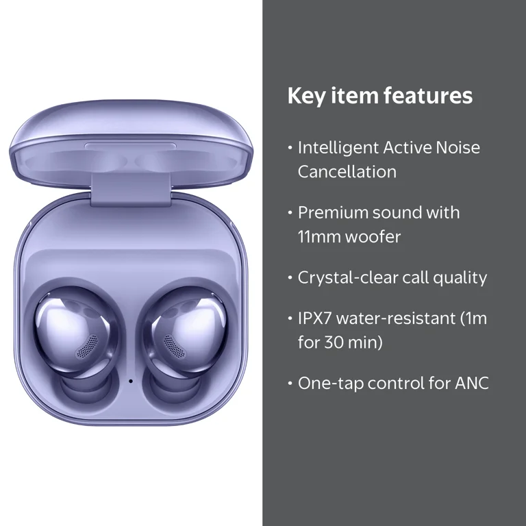 SAMSUNG Galaxy Buds Pro - Phantom Violet - Walmart.com