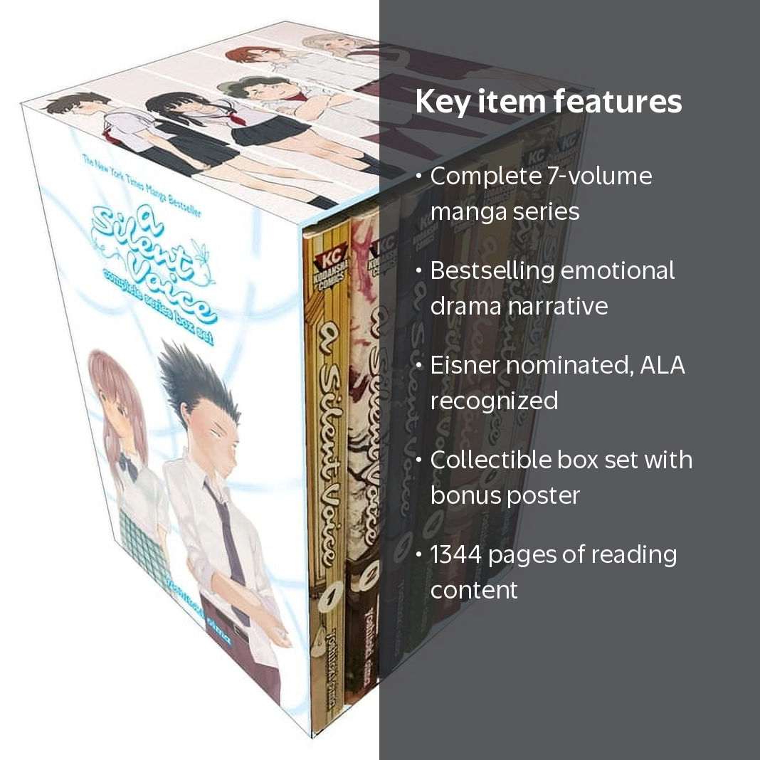 Yoshitoki Oima, A Silent Voice Complete Series Box Set, 7 Volumes