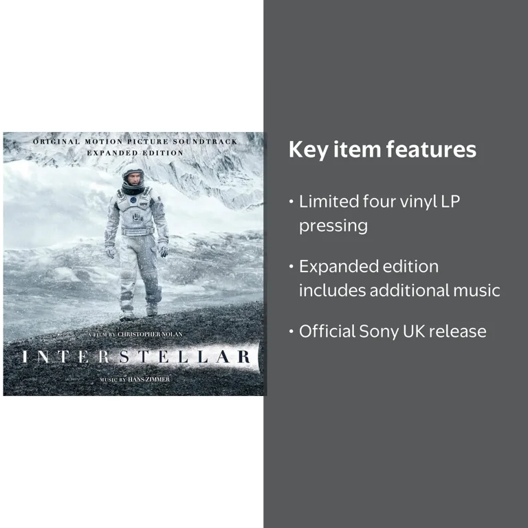 Hans Zimmer - Interstellar Expanded Edition Vinyl LP Soundtrack