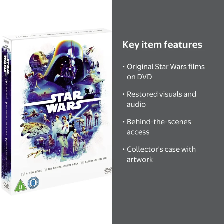 Star Wars Movie Collection: Original Trilogy Box Set (Episodes 4-6