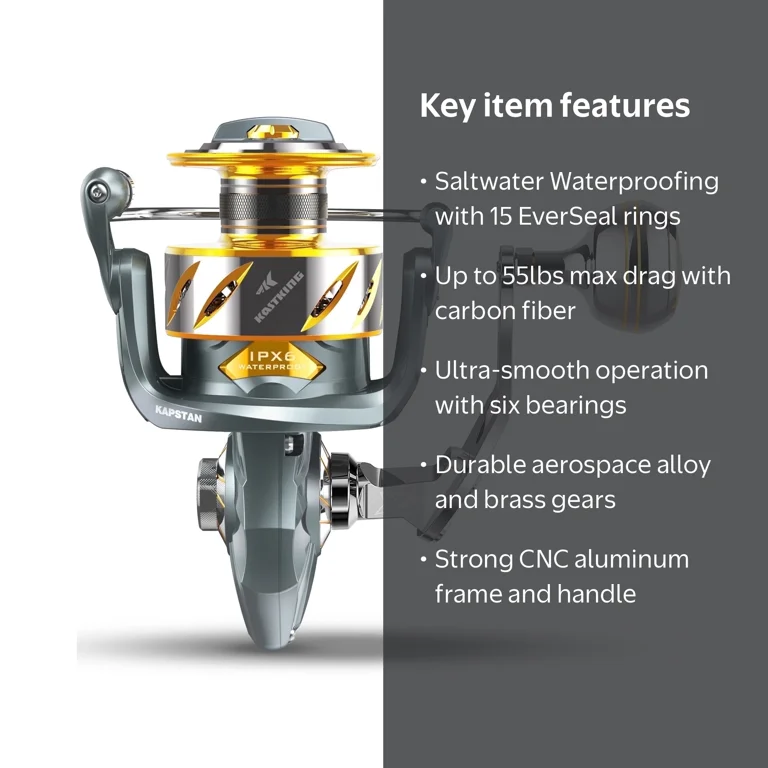best kastking reel for saltwater Kapstan Elite & Kong Spinning Combo (Pre-Order) 8'0