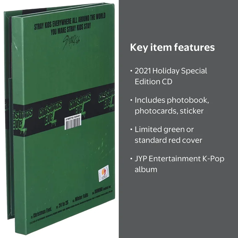 JYP Entertainment Stray Kids Christmas Evel Holiday Special CD