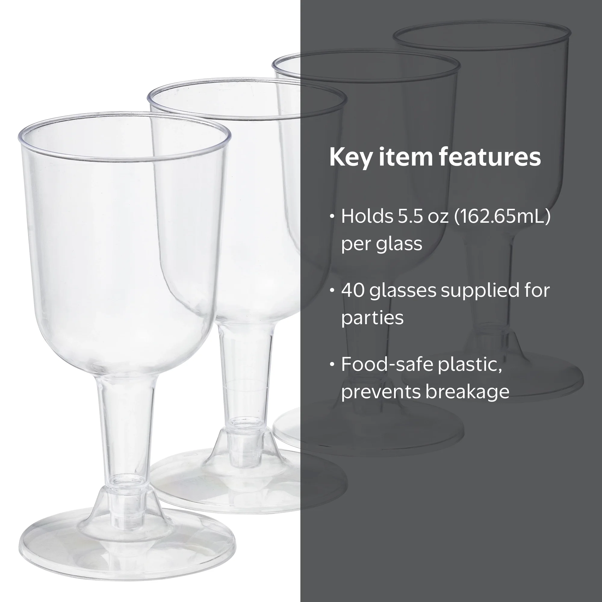 100 clear plastic cups DHG Professional [100 Count] Crystal Clear PET Plastic Cups, Disposable Cups for Iced Coffee, Cold Drinks, Camping, BBQ Party (12oz) main image 1