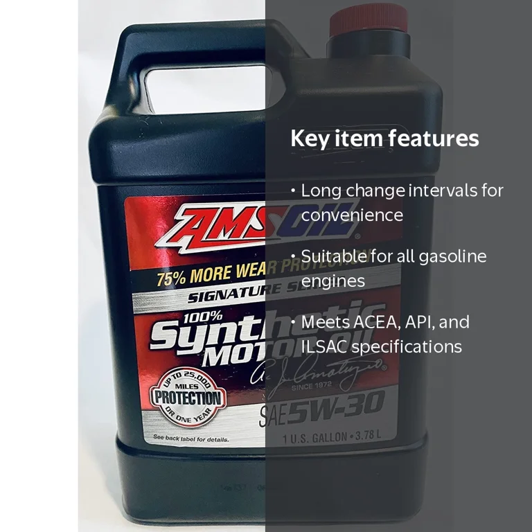 AMSOIL, Signature Series 5W-30 Synthetic Motor Oil, 1-gal