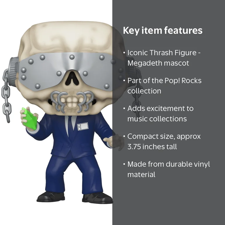Funko Pop! Vic Rattlehead Vinyl Figure - Megadeth Band Mascot