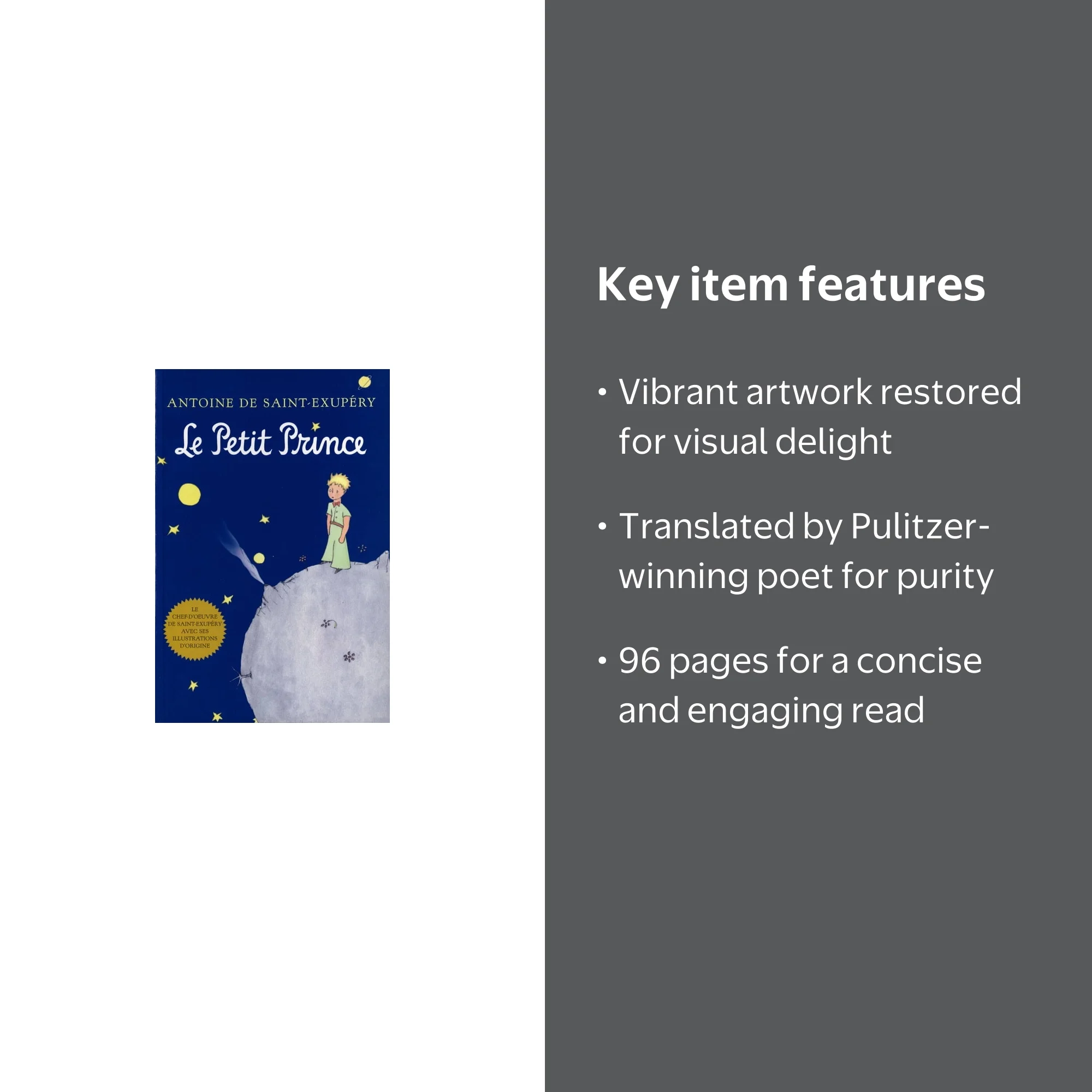 Antoine de Saint-Exup√©ry, The Little Prince French Edition