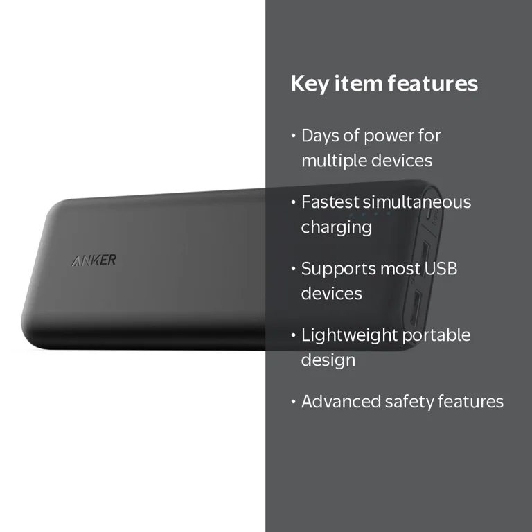 Anker PowerCore 20100 - 20000mAh Charger for iPhone, iPad, Samsung Anker PowerCore 20100 - 20000mAh Charger for iPhone, iPad, Samsung