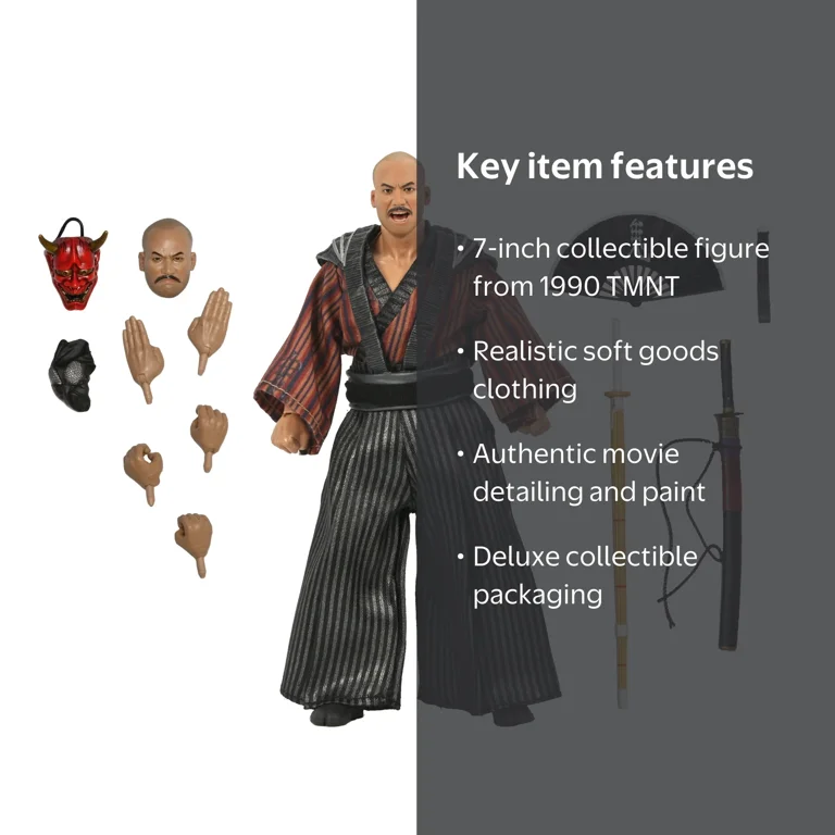 NECA Teenage Mutant Ninja Turtles (1990 Movie): Tatsu Ultimate