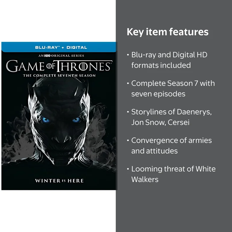 Game of Thrones: The Complete Seventh Season (Blu-ray + Digital HD