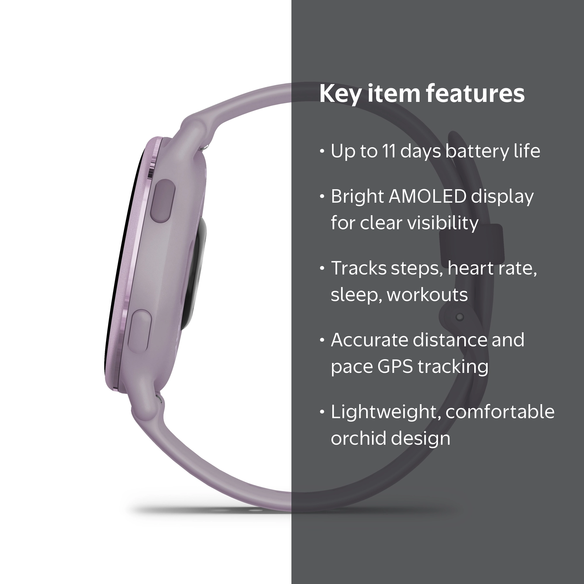 GARMIN, vivoactive® 5, Health and Fitness GPS Smartwatch, Orchid