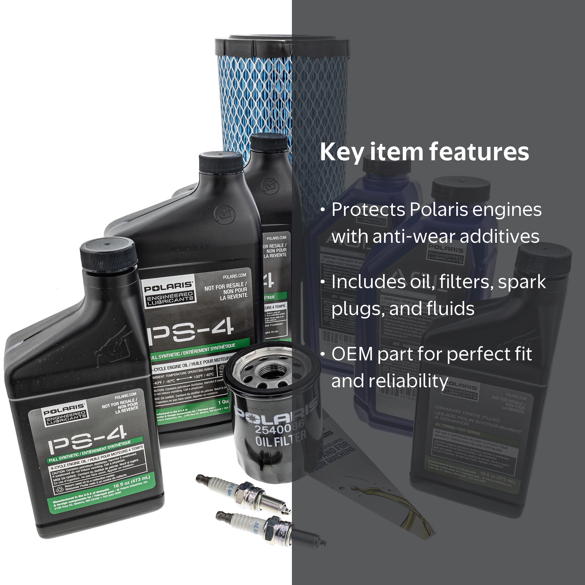 メンテナンス 1000 Polaris, Maintenance Kit, 2830556, for 2018-2022 Ranger XP 1000