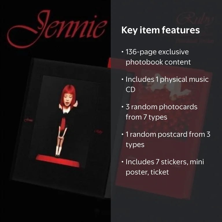 JENNIE - [RUBY] The 1st Studio Album PHOTOBOOK ZEN Version