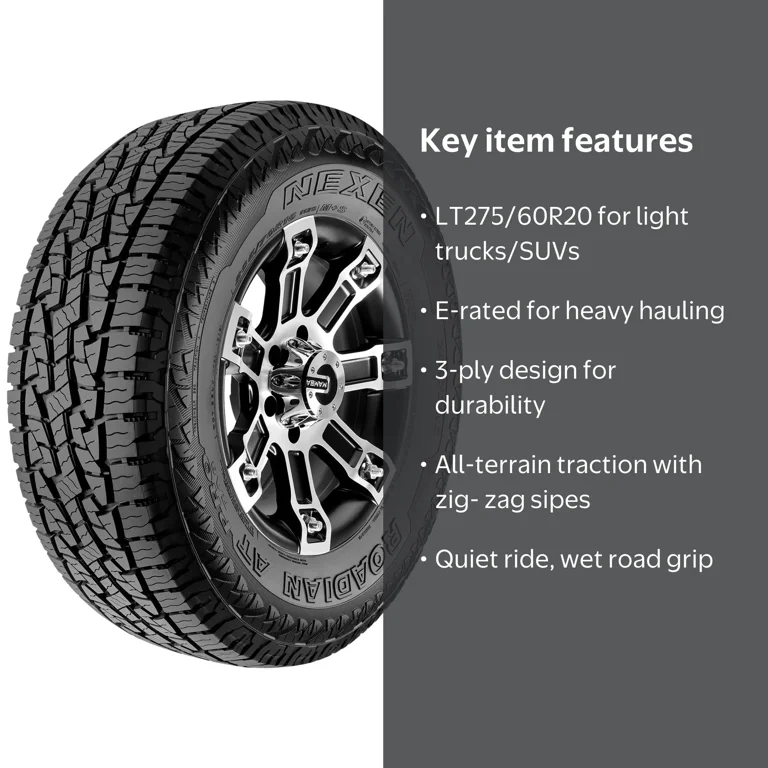Nexen Roadian AT Pro RA8 Light Truck Tire - LT275/60R20 123/120S E