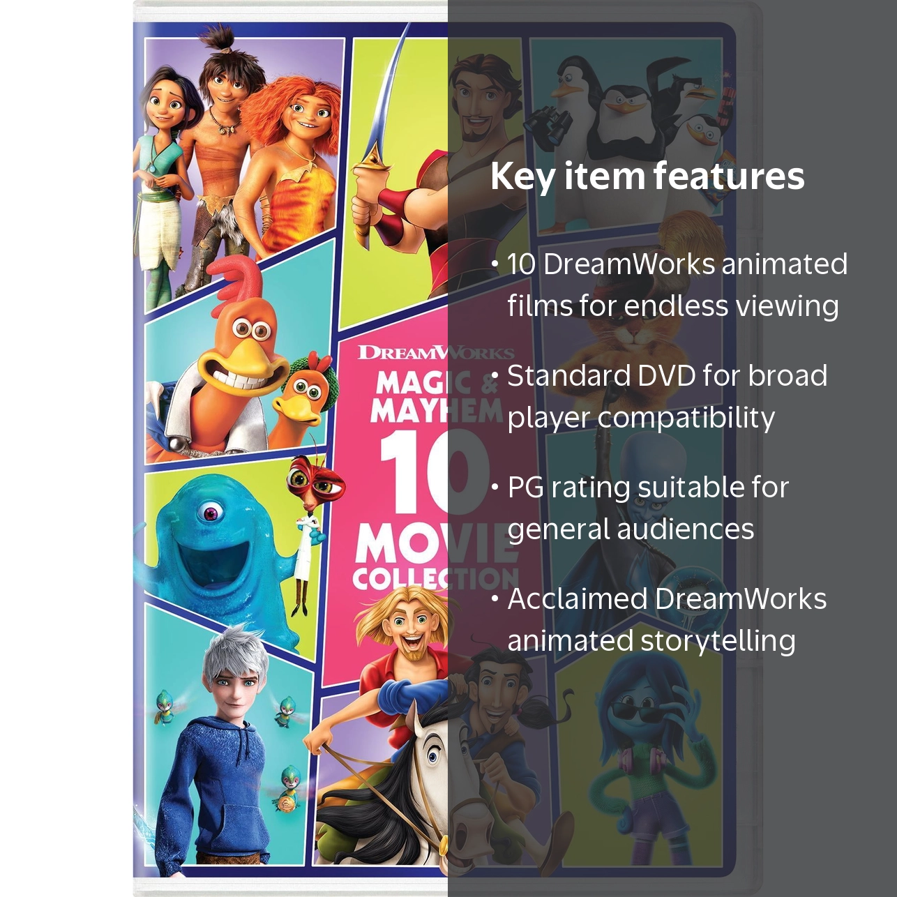 DreamWorks Magic & Mayhem 10-Movie Collection (DVD), Family