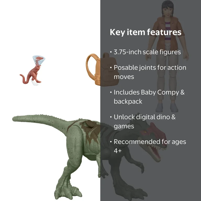 Mattel Jurassic World: Chaos Theory Action Figure, 3.75-inch Yaz