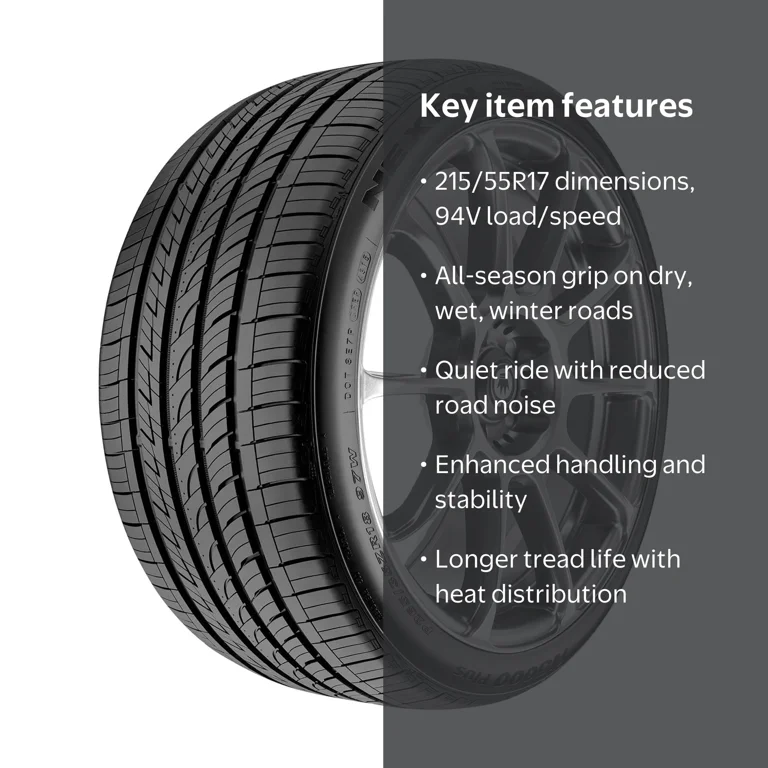 Nexen N5000 Plus All Season 215/55R17 94V Passenger Tire - Walmart.com