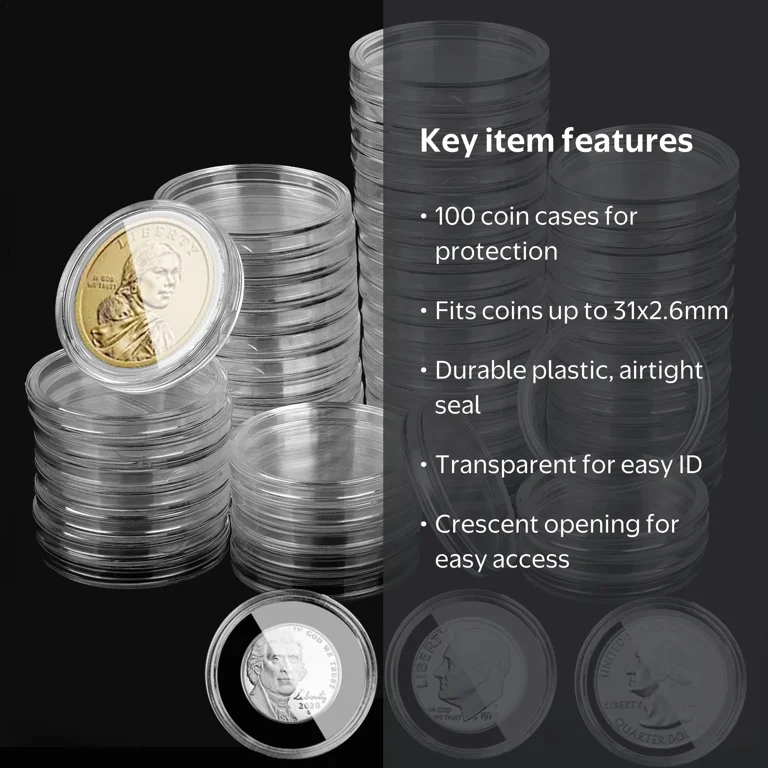 Présentoir transparent pour pièces de monnaie, mini chevalet en Présentoir transparent pour pièces de monnaie, mini chevalet en