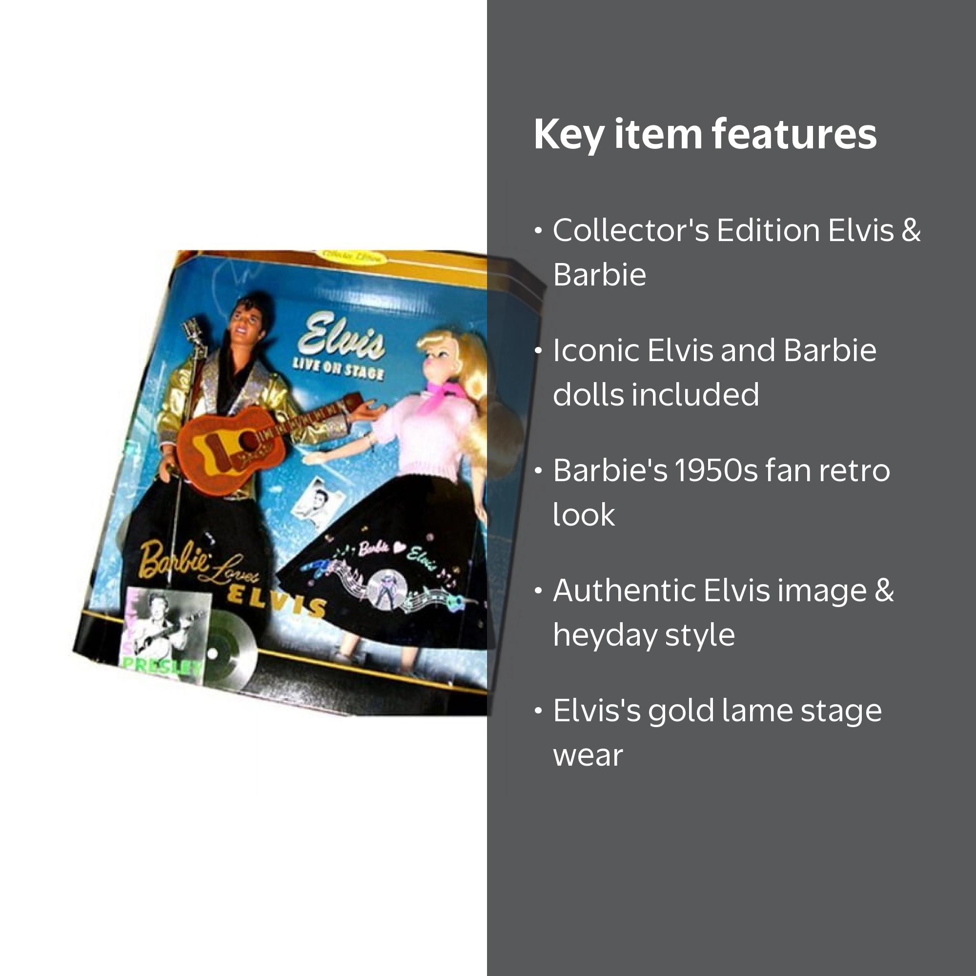 Barbie Loves Elvis Presley Music Collector Set - Walmart.com