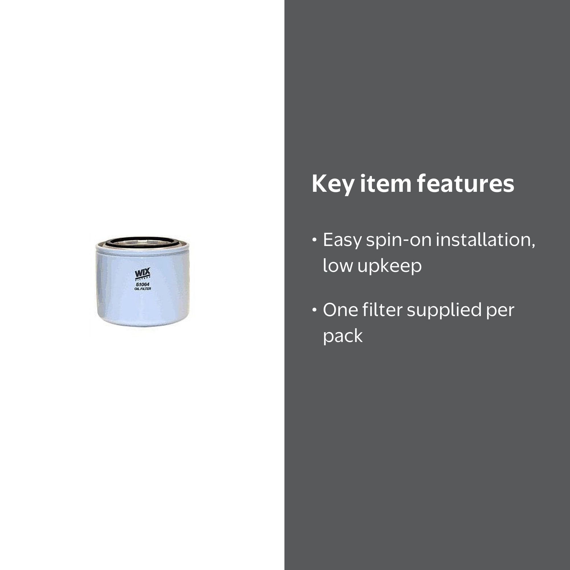 WIX Filters, Heavy Duty Spin-On Lube Filter, 51064 - Walmart.com