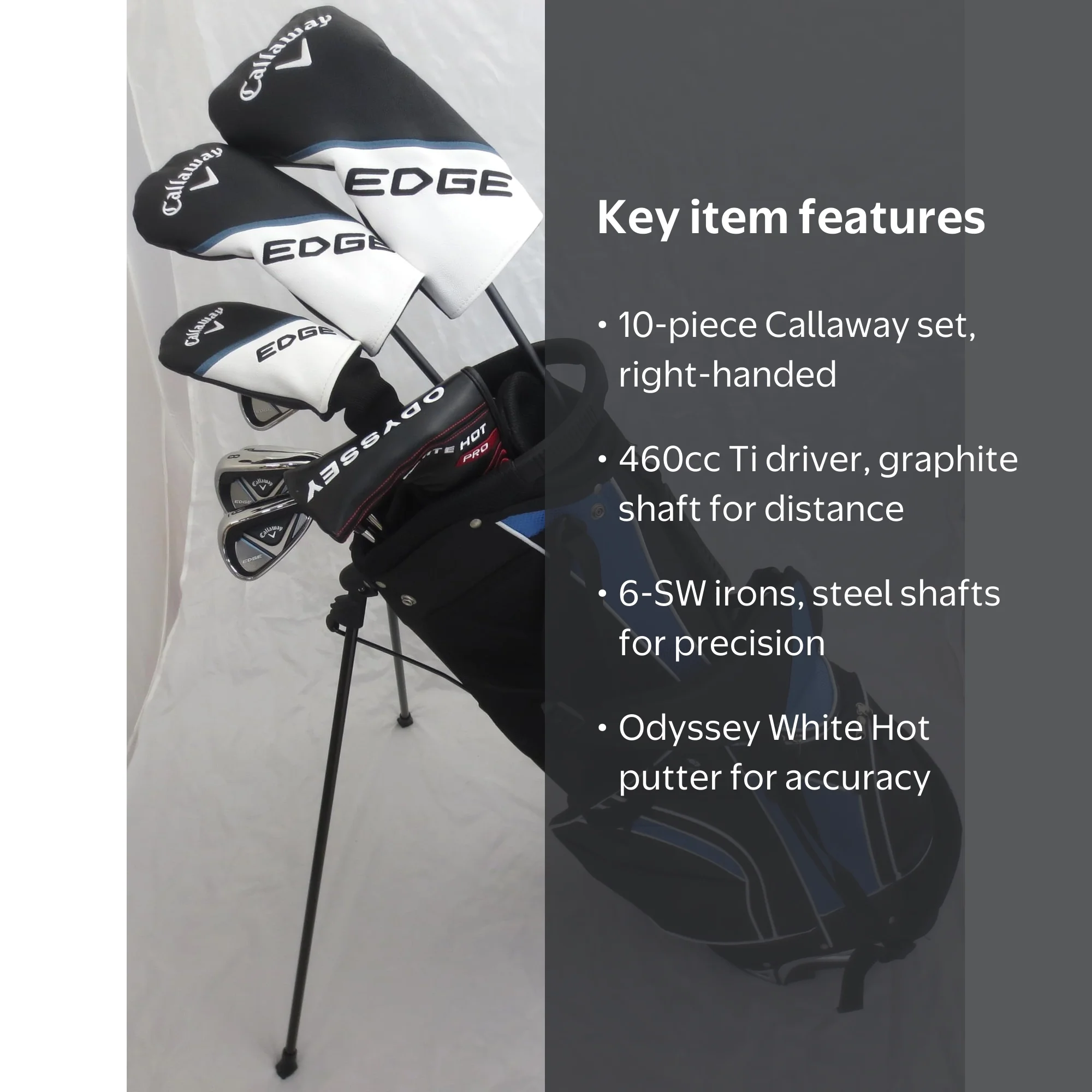 2025 Men's Callaway Complete Set of Golf Clubs Driver, Wood