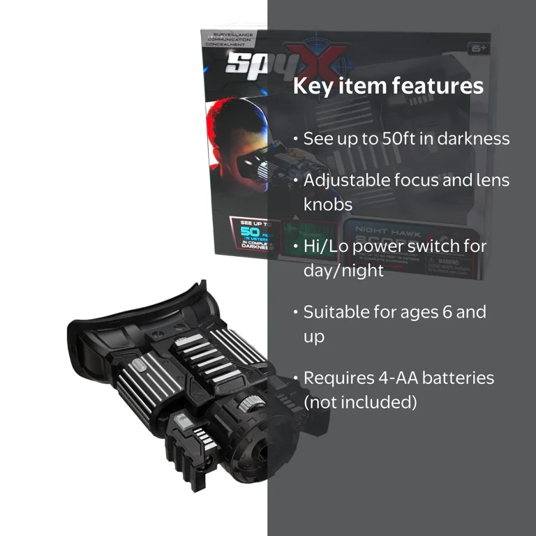 SpyX Night Hawk Scope - Real Infrared Night Vision Lets You See up