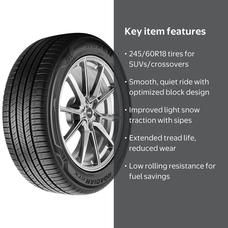 Nexen Roadian GTX All-Season Tire - 245/60R18 105H for SUV/CUV