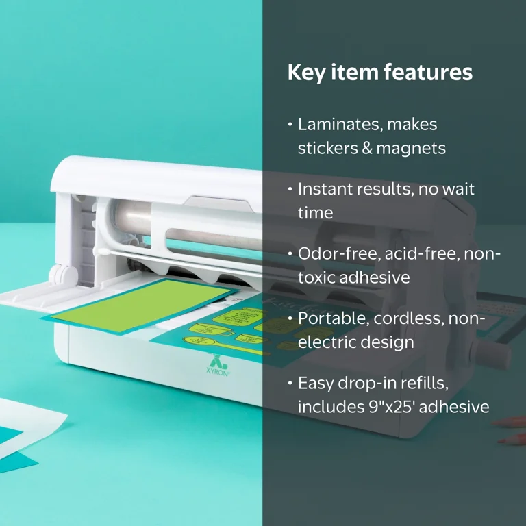 Xyron, Creative Station Laminator, 9 Inch, Adjustable - Walmart.com