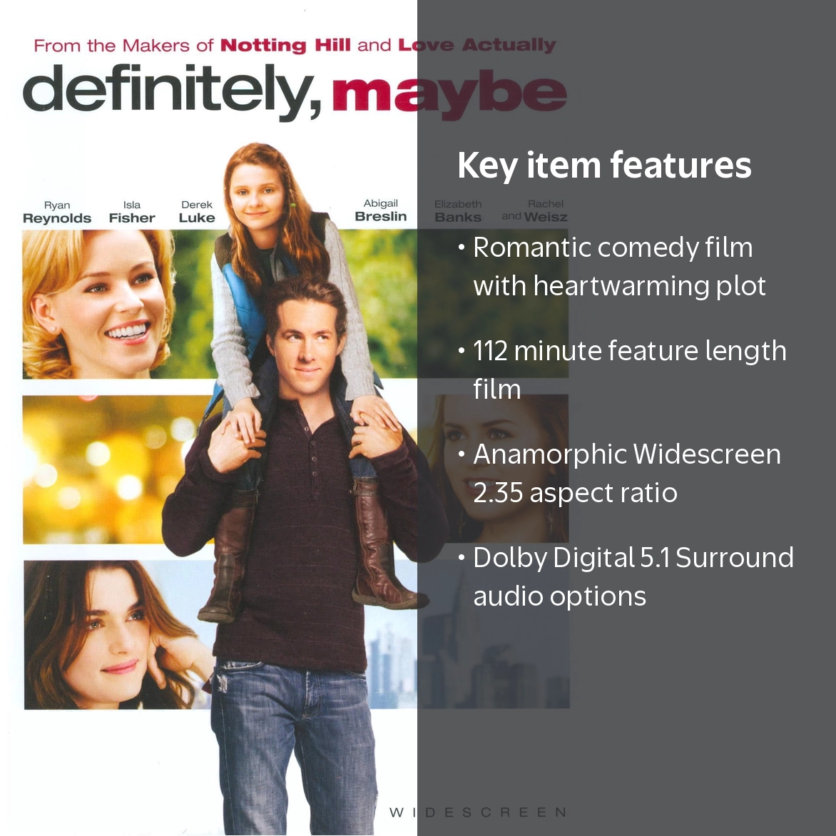 Universal Studios Definitely, Maybe (DVD) - Romantic Comedy