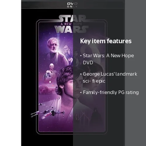 Disney's STAR WARS: A New Hope - Sci-Fi & Fantasy DVD - Walmart.com