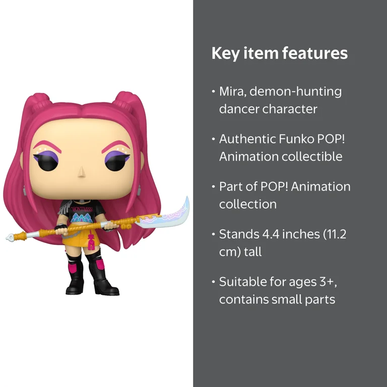 Funko POP! Animation: K-POP Demon Hunters Mira Vinyl Figure, 4.4