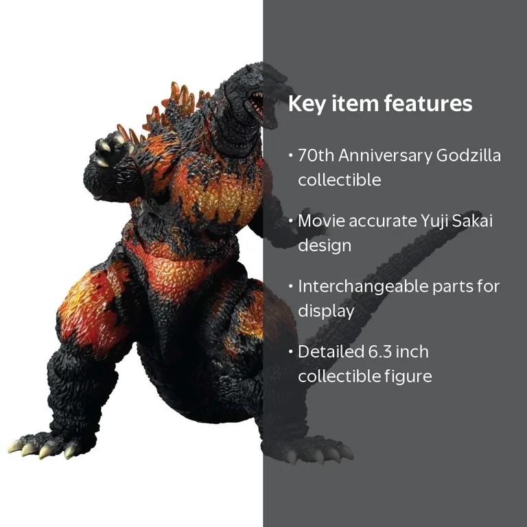 S.H.Monsterarts Godzilla [1995] Collectable Figure [70th