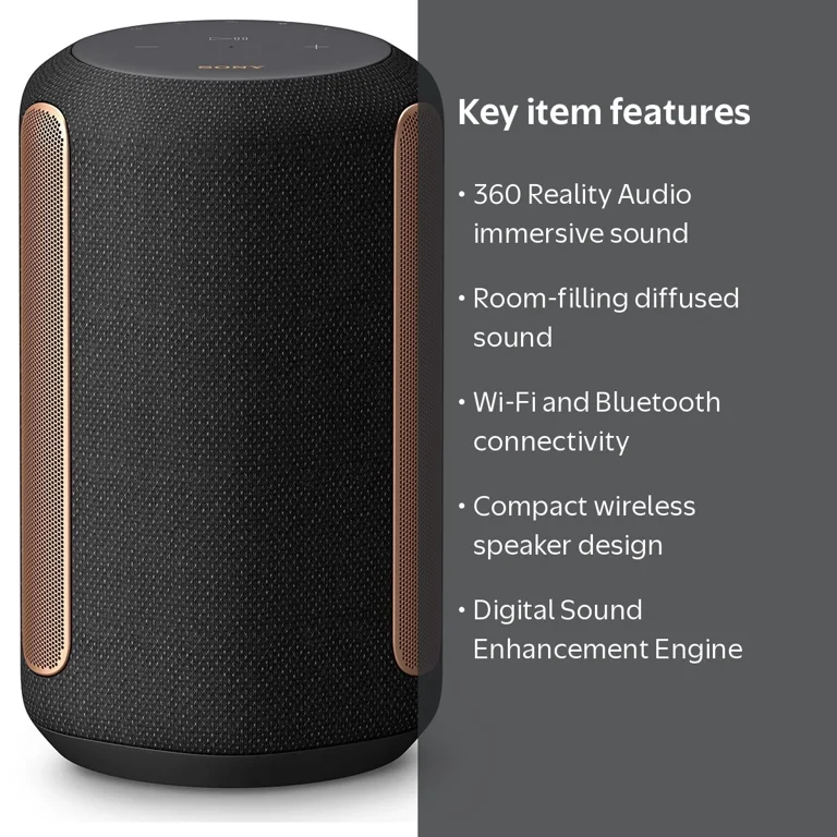 Free Shipping! Sony SRS-RA3000 Home Wireless Speaker with 360 Free Shipping! Sony SRS-RA3000 Home Wireless Speaker with 360
