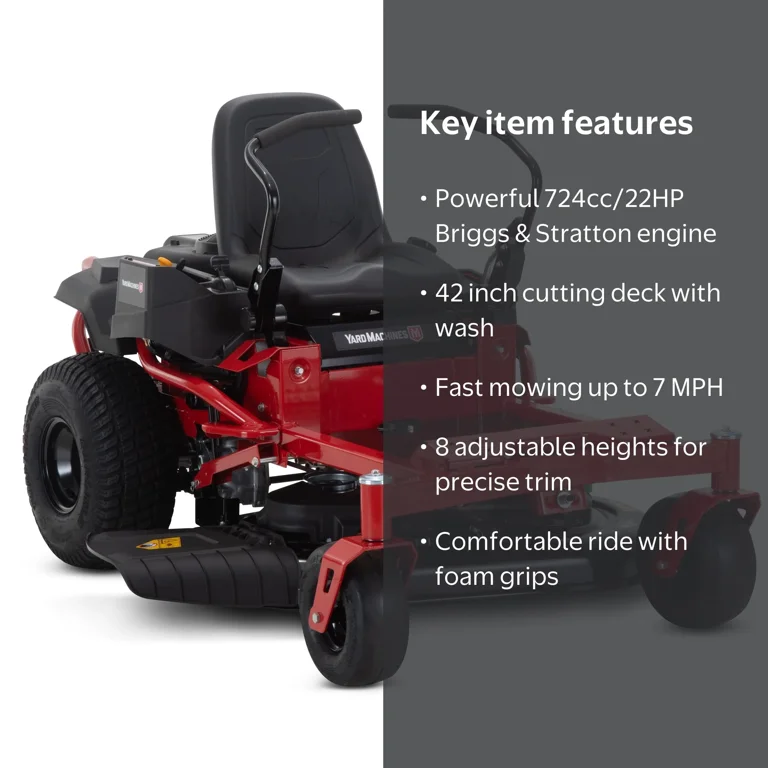 Yard Machines Lawn Zero-Turn Mower 42