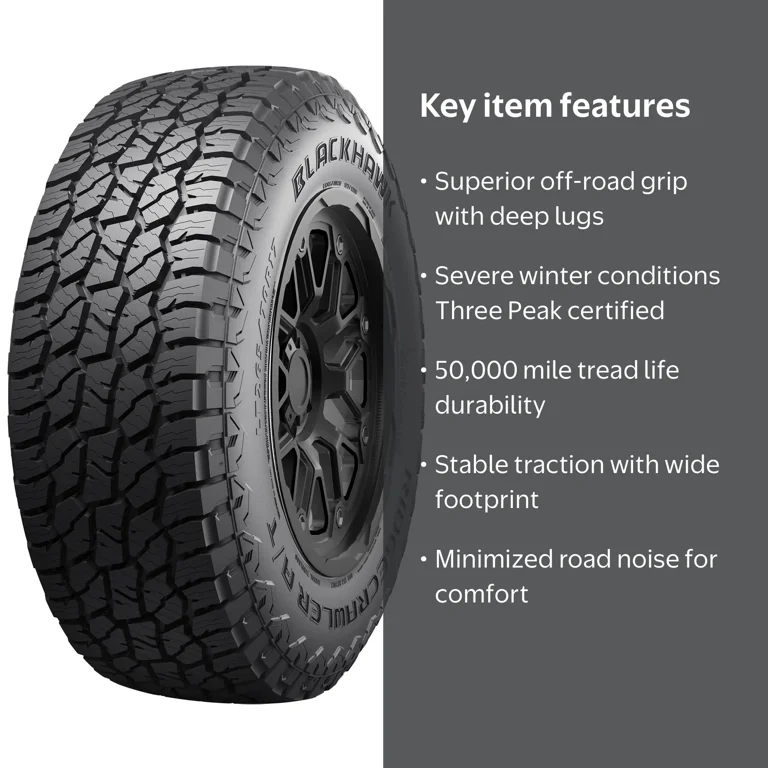 BlackHawk Ridgecrawler A/T All Terrain 265/65R17 112S Light Truck