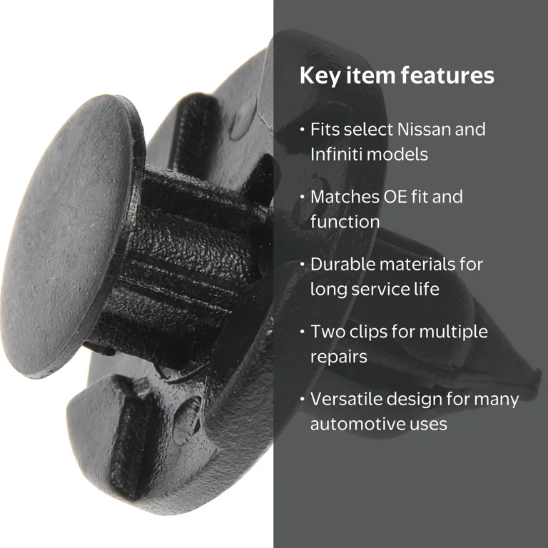 Dorman 961-031 Splash Shield Retainer Clips Black (Pack of 2