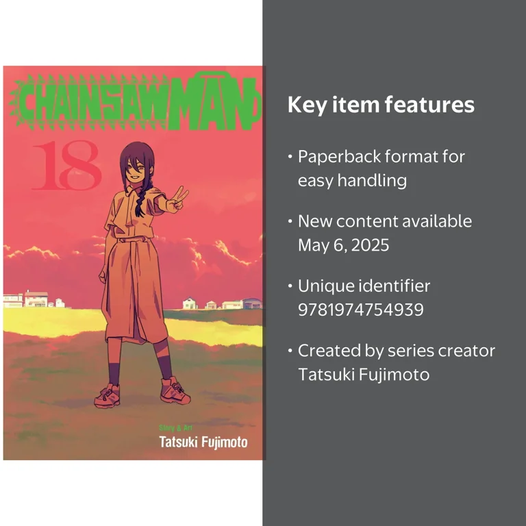 Tatsuki Fujimoto, Chainsaw Man, Vol. 18, Paperback - Walmart.com