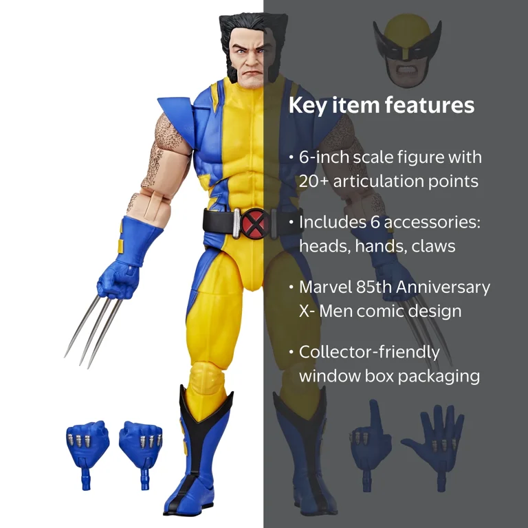 Marvel, Wolverine action figure, Multicolor, 6 inch scale